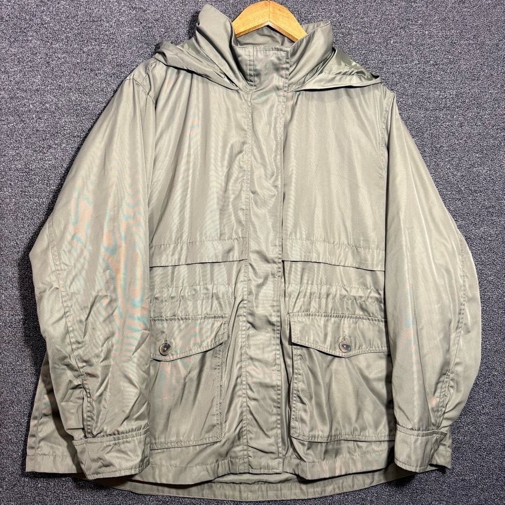 Ava and Liv Plus Size Green Jacket, 2X